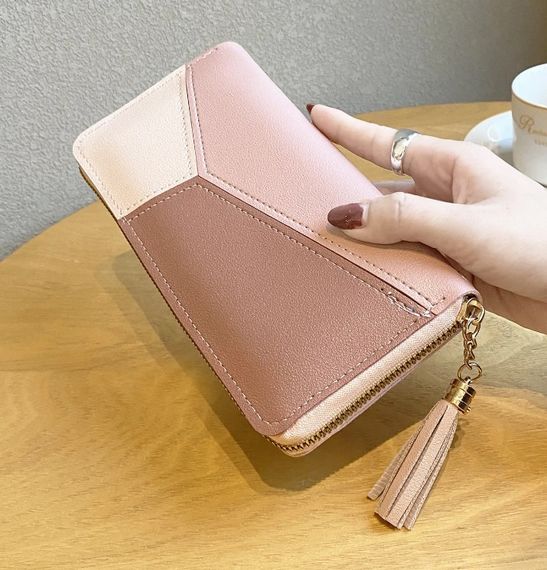 Жіночий клатч гаманець Primolux Lady Wallet портмоне - Pink Brown | Зображення 1