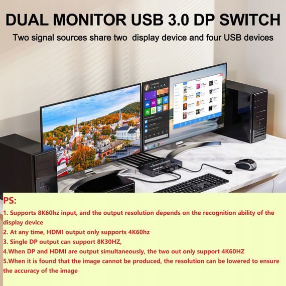 Kc-kvm212dh конвертер pc-kvm переключатель | Зображення 3