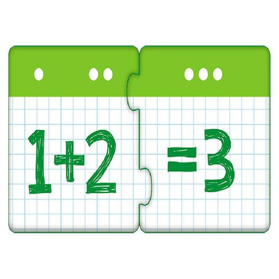 Дитячі пазли-половинки "Додавання і віднімання в межах 10" 1214012 укр. мовою | Зображення 2