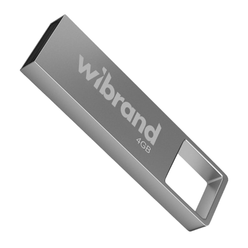 Флешка 4Гб USB 2.0 срібло Shark Wibrand | Зображення 2