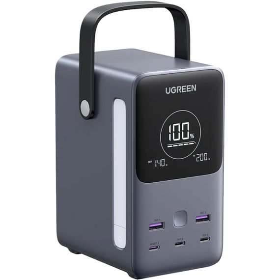 УМБ Ugreen 48000mAh 300W PD 3.1 3xUSB C+2xUSB A, зарядка 140w, Led лампа | Зображення 2