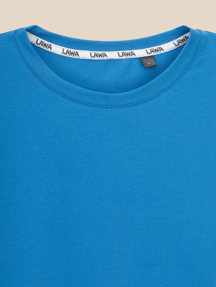 Футболка однотонна жіноча LAWA WBC02301 XS Синій shop (2000999614279) | Зображення 1