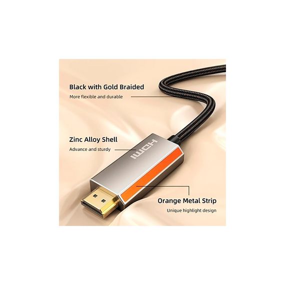 Кабель мультимедійний USB-C to HDMI 2.0m Cabletime (CA914258) | Зображення 4