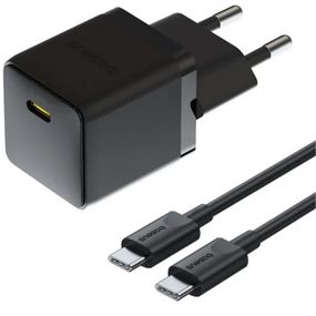 МЗП Baseus Palm Fast Charger 20W (1USB-C) + кабель Type-C to Type-C (P10111602) Cluster Black