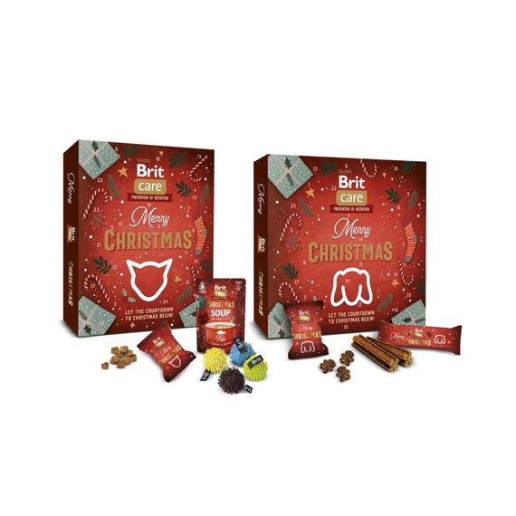 Набір Brit Care Advent Calendar д/котів ласощі 22 шт, суп 1 шт, іграшка 1 шт | Зображення 2
