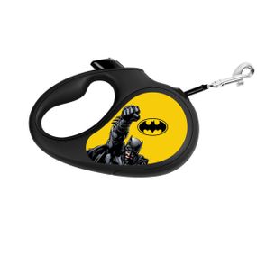 Рулетка для собак Waudog R-Leash L с рисунком "Бэтмен Желтый", лента, 5 м
