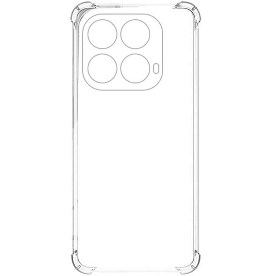 TPU чохол GETMAN Ease logo посилені кути Full Camera для Infinix Note 40 4G Безбарвний (прозорий) | Зображення 2