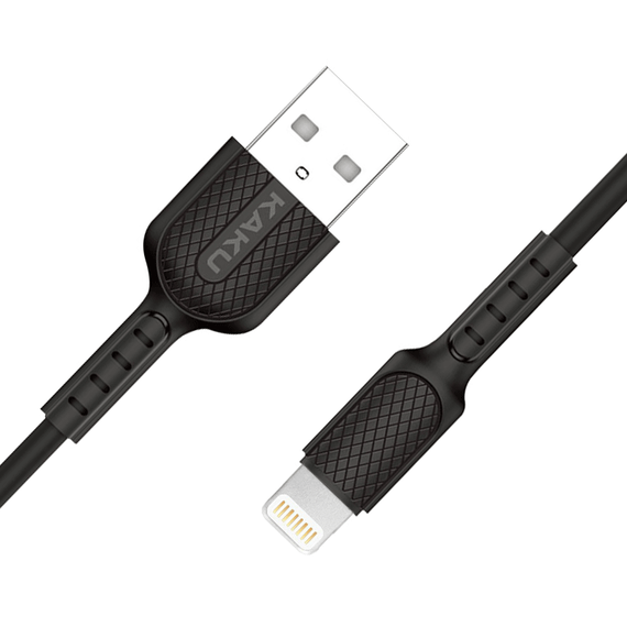 USB кабель Kaku KSC-111 USB - Lightning 1m - Black | Зображення 1