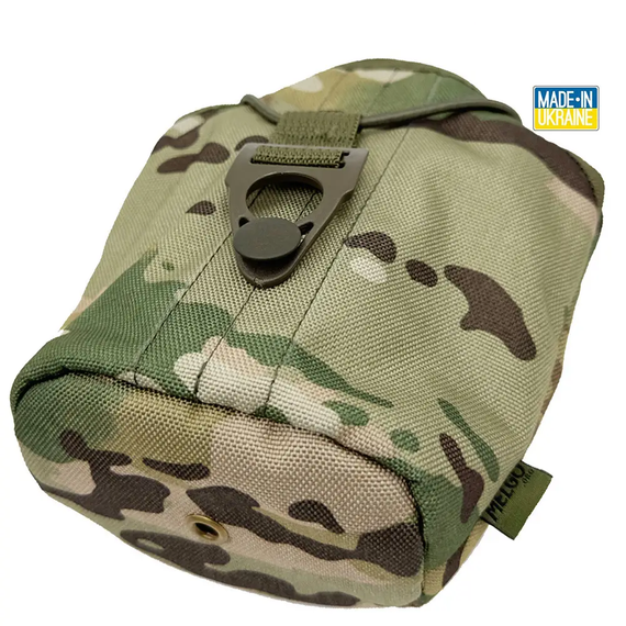 Фляга армійська 1л в чохлі-підсумку Мультикам Molle (фляга тактична польова індивідуальна) | Зображення 4