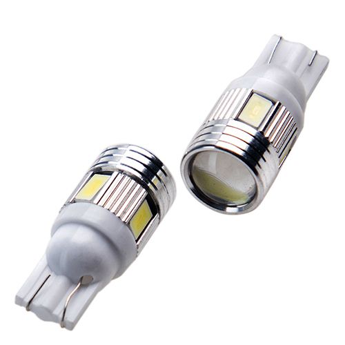 Лампа діодна T-10 -6SMD-5630 лiнза 0176/10217 | Зображення 1