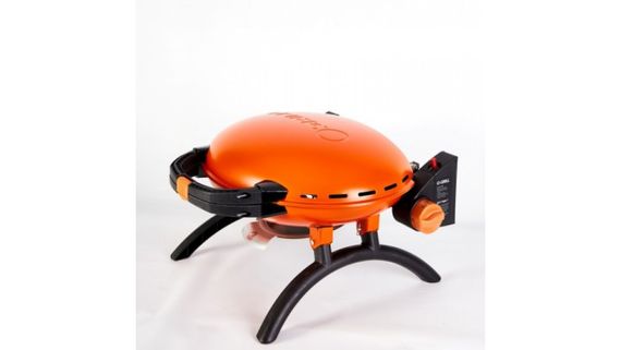 КОМПЛЕКТ Портативний переносний газовий гриль O-GRILL 500, помаранчевий + шланг в подарунок! Код: 011675 | Зображення 1