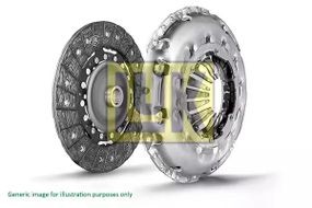 Комплект зчеплення corsa c/d 1.0/1.2 i 00-  LUK (620307509)