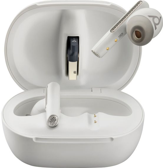 Навушники TWS Poly Voyager Free 60+ Earbuds + BT700A + TSCHC White | Зображення 3