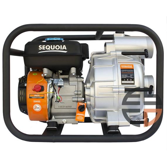 Мотопомпа бензинова для чистої та брудної води SEQUOIA SPP1100D | Зображення 4