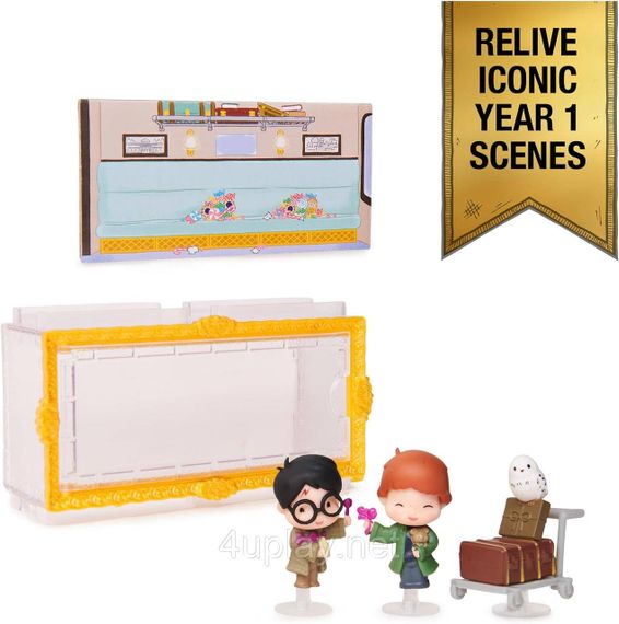 Набір фігурок Гаррі Поттер, Рон Візлі, Гедвіґа Spin Master Wizarding World Harry Potter Micro Magical Moments | Зображення 3