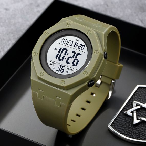 Годинник S2kmei 2048AG Army Green | Зображення 3