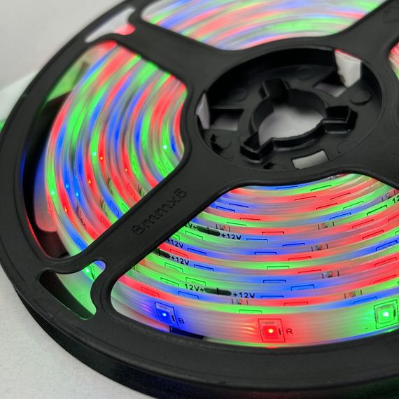 Світлодіодна стрічка LED 3528 RGB с пультом 5м | Зображення 4