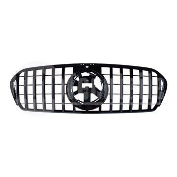 Решетка радиатора Mercedes Benz W167 19-  (глянц.чёрн.( c отв. камеры)) GTR-Sport, AutoTechteile, 130 8858, 130 8855
