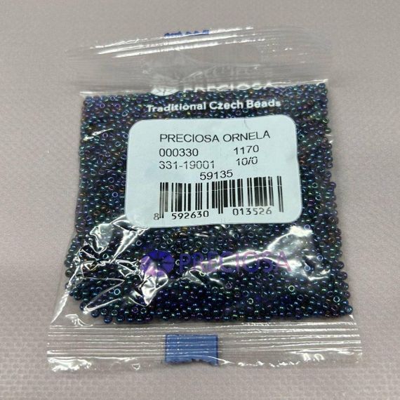 Бисер чешский Preciosa 10/0, цвет 59135 - 5 г | Зображення 1