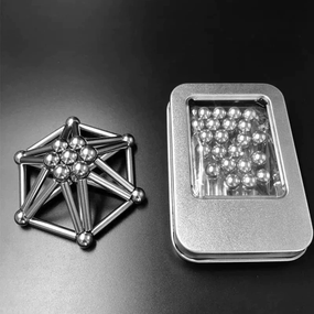 Магнитный конструктор Magnetic Building, 63 детали Серебристый (sv0529)