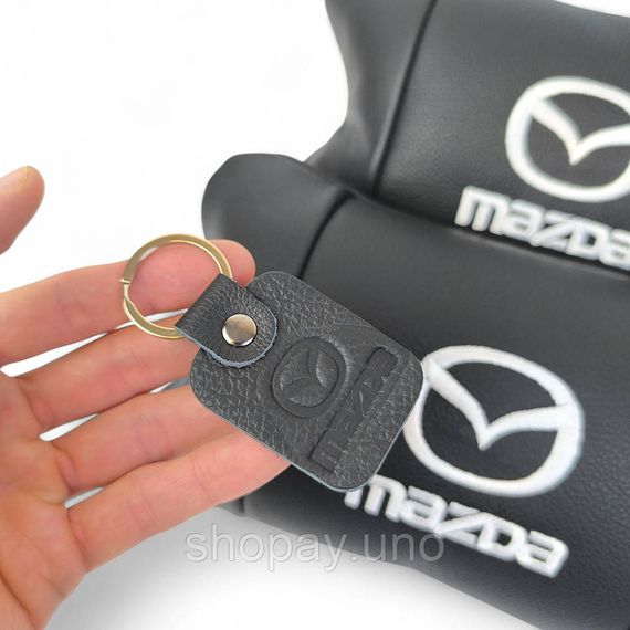 Оригинальный подарок автомобилисту Mazda, Подушка для голови в авто, Подушки для шеи на подголовник GF-60 | Зображення 1
