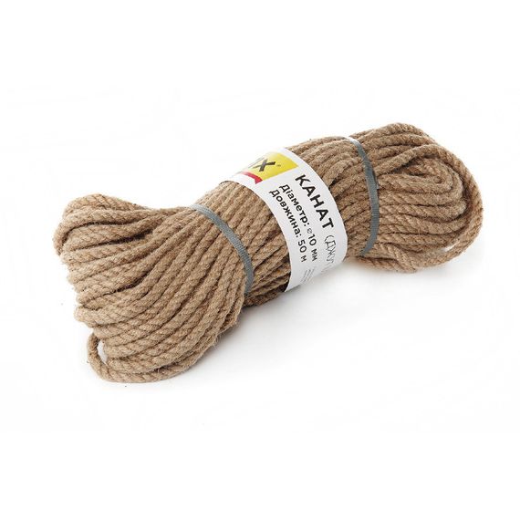 Канат (джут 100%) 10 мм 50 м UNIFIX 6995651