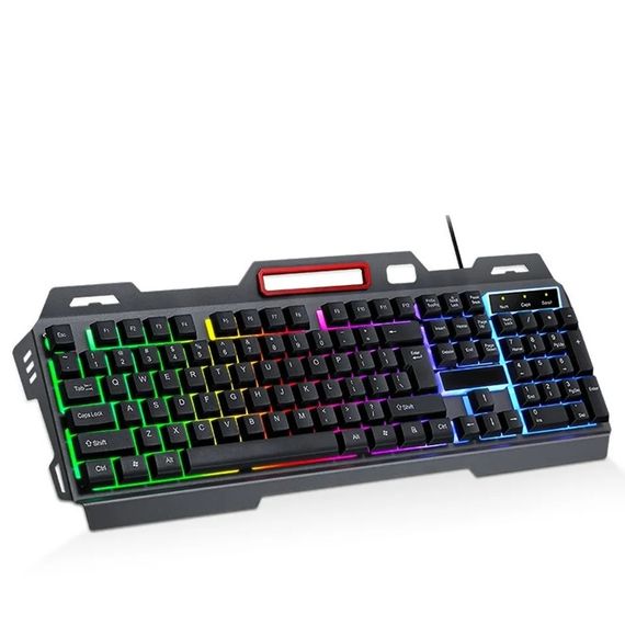 Ігрова провідна RGB клавіатура з мишкою | Зображення 1