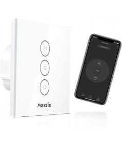 Настінний сенсорний вимикач для штор/ролет Maxcio WF-CS01 з підтримкою WiFi.