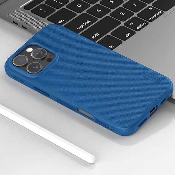 Чохол Nillkin Matte Magnetic Pro для Apple iPhone 16 Pro Max (6.9") Синій / Blue | Зображення 6