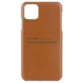 Шкіряна накладка G-Case Cardcool Series для Apple iPhone 13 Pro (6.1") Штучна шкіра, Коричневий