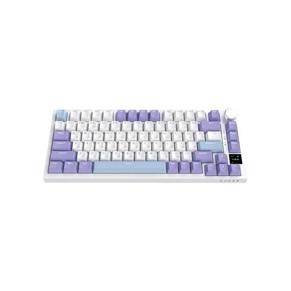 Клавіатура Ajazz AK820 Pro Flying Fish Switch Purple RGB USB/Wireless/Bluetooth UA Purple (AK820PRO-FF-PWB) | Зображення 2