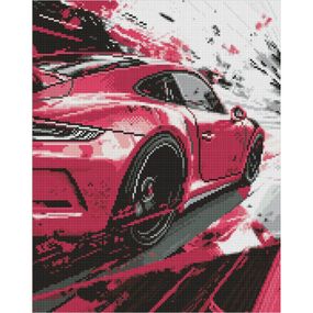 Алмазна мозаїка "Рожевий стиль" AMO8251, 40х50 см