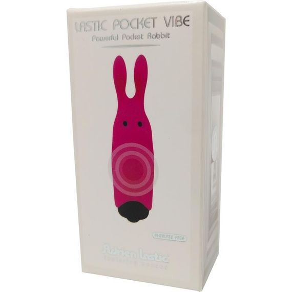 Минивибратор-пуля ,,Кролик,, Adrien Lastic силиконовый, розовый sexstyle | Зображення 3