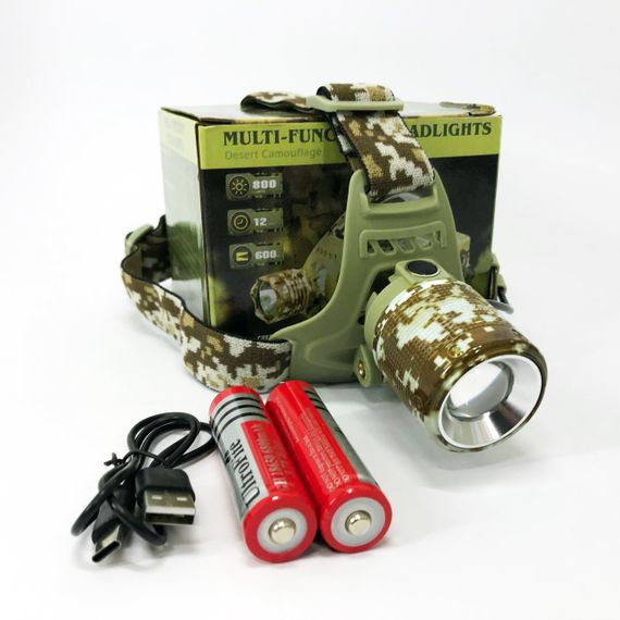 Тактический фонарь для рыбалки CH-002M-T6, Led headlamp налобный фонарь Компактный налобный JC-70 | Зображення 9