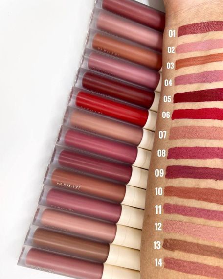 Рідка Матова Помада Farmasi 01 Perfect Rose 4 г | Зображення 7