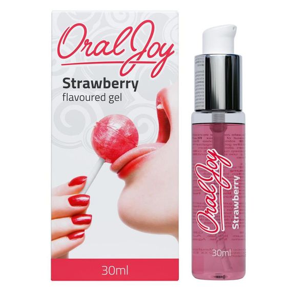 Оральний лубрикант - Oral Joy Strawberry, 30 мл Sex Aura