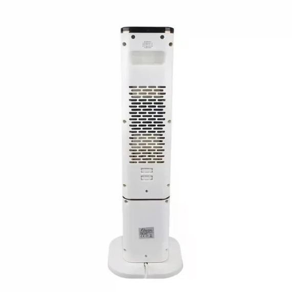 Напольный обогреватель PTC-1108R 2000 Вт белый • Керамический тепловентилятор PTC-1108R с пультом, автоповоротом и эффектом камина | Зображення 3