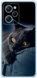 Чохол на Xiaomi Redmi Note 12 Pro Speed Димчастий кіт "825sp-3334-2448"