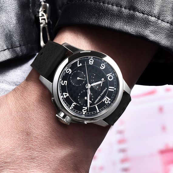 Чоловічий годинник Pagani Design PD-1780 Black-Silver-Black | Зображення 2