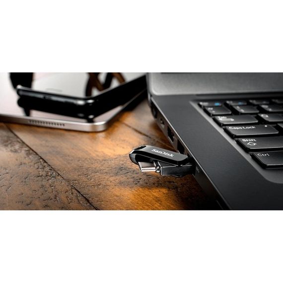 USB флеш накопичувач SanDisk 256GB Ultra Dual Drive Go USB 3.1/Type C (SDDDC3-256G-G46) | Зображення 7