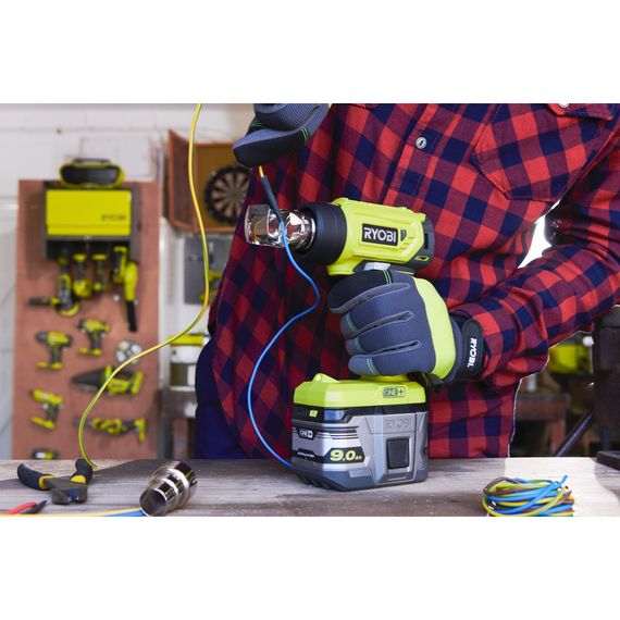 Фен Ryobi  будівельний ONE+ R18HG-0 18В, 0 - 470° C, 170л /хв (без АКБ і ЗП) (5133004423) | Зображення 9