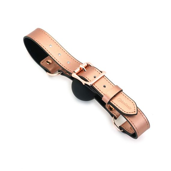 Кляп Liebe Seele Rose Gold Memory Ball Gag Розовый One Size | Зображення 3