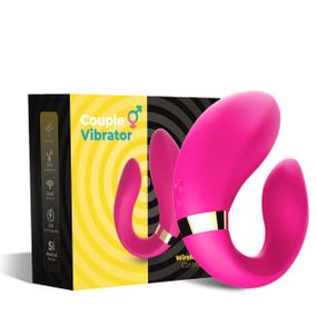 Вибратор для двоих Crescent light pink sexstyle