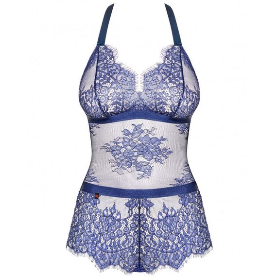 Боді Obsessive Flowlace body S/M | Зображення 2
