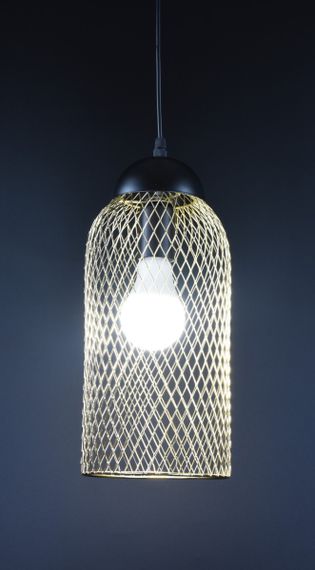 Люстра підвісна LOFT на 1 лампочку 26313 Чорний 40-200х16х16 см. | Зображення 2