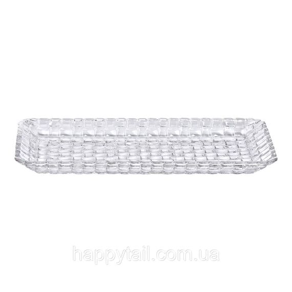 Блюдо для закусок стеклянное 25*12,5*1,5 см прямоугольное HP-YH-33 | Зображення 2