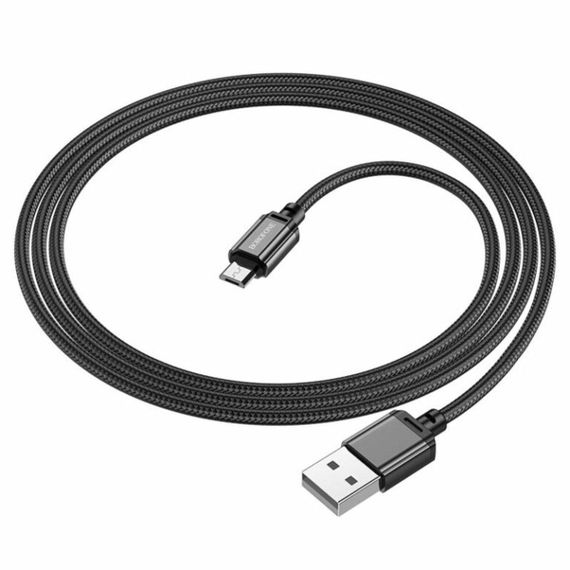 Кабель BOROFONE BX87 Sharp charging data cable for Micro Black | Зображення 1