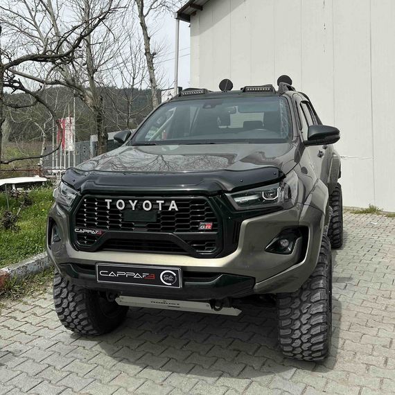 Дефлектор капота 2020- рр. EuroCap для Toyota Hilux 2015- рр | Зображення 1