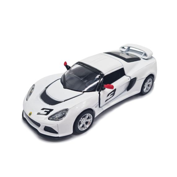 Инерционная машинка Lotus КТ5361W металл, масштаб 1:32 Белый