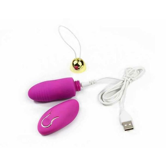 Яскраве віброяйце з Д/У USB фіолетовий | Зображення 2
